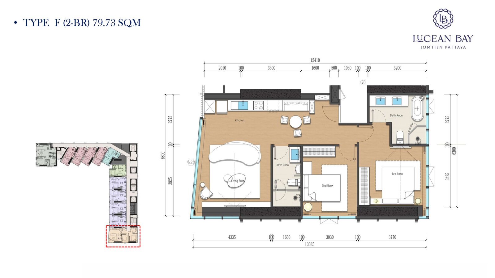 2 Bedrooms F 360 room tour cover